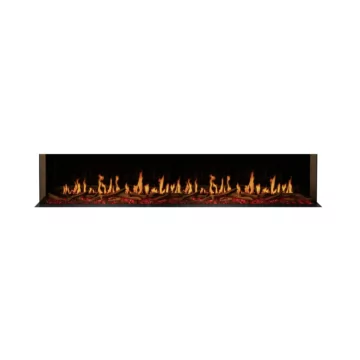 Motion 100 BY Electric Fireplace Orange Front