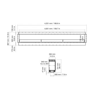 Flex 158SS Single Sided Fireplace