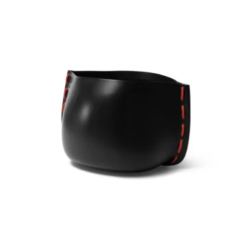 Stitch 100 Plant Pot Studio - Graphite / Red / Rope