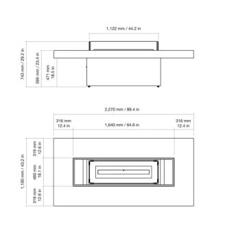Gin 90 Chat Fire Table
