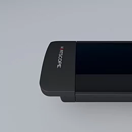 Heatscope Heaters Pure 3000W Radiant Heater detail CGI shows a ceramic glass electric infrared panel with wall‑mounted design.