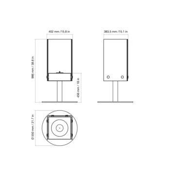 Orbit Designer Fireplace