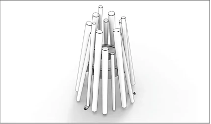 Ground Fixing Brackets - Stix Series Fire Pits 8