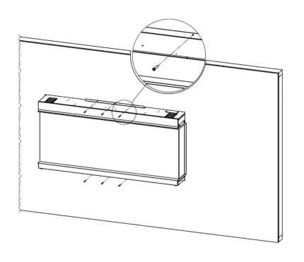 Partial Recess Installation - Motion Electric Fireplaces (US) 4