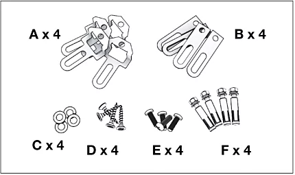 Installation Steps - Ground Fixing Brackets 1