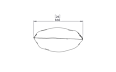 Cushion S26 Furniture - Technical Drawing / Front by Blinde Design