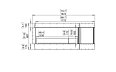 Flex 68RC.BXR Right Corner - Technical Drawing / Front by EcoSmart Fire