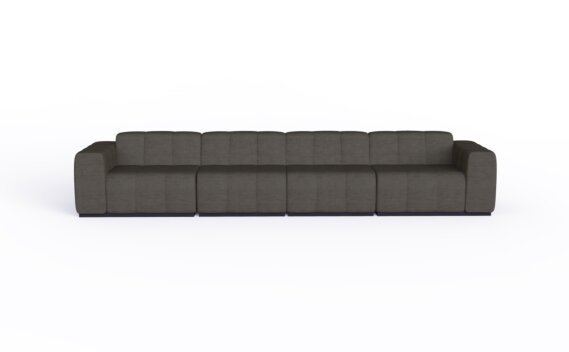 Connect Modular 4 Sofa Furniture - Flanelle by Blinde Design
