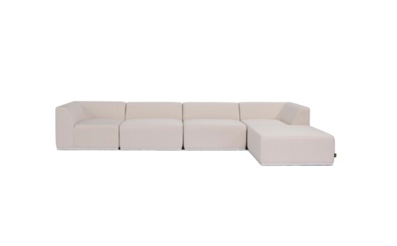 Relax Modular 5 Sofa Chaise Furniture - Canvas by Blinde Design