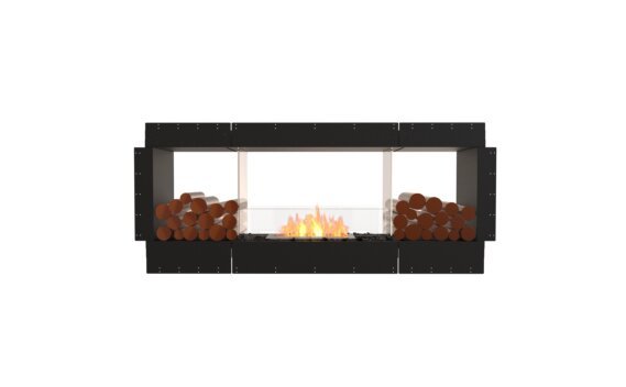 Flex 68DB.BX2 Double Sided - Ethanol / Black / Uninstalled view - Logs not included by EcoSmart Fire