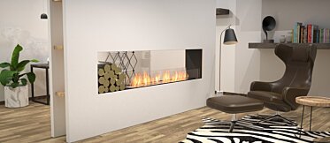 Flex 104DB.BX2 Double Sided - In-Situ Image by EcoSmart Fire