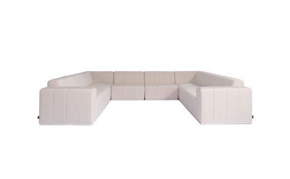 Connect Modular 8 U-Sofa Sectional Furniture - Canvas by Blinde Design