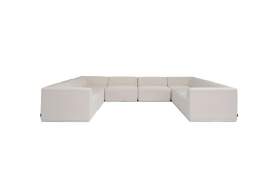 Relax Modular 8 U-Sofa Sectional Furniture - Canvas by Blinde Design