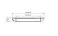 Spot 1600W Radiant Heater - Technical Drawing / Top by Heatscope Heaters