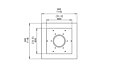 Quad Fire Pit Table - Technical Drawing / Top by 