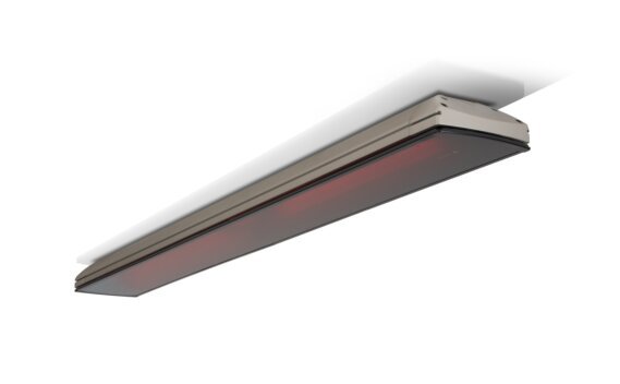 Vision 2200W Radiant Heater - Platinum / On by Heatscope Heaters