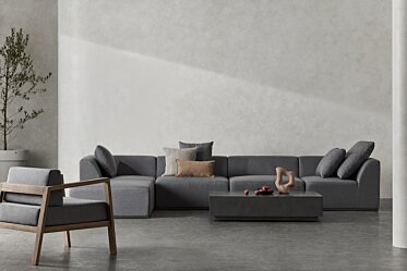 Relax Modular 7 U-Sofa Chaise Sectional Furniture - In-Situ Image by Blinde Design