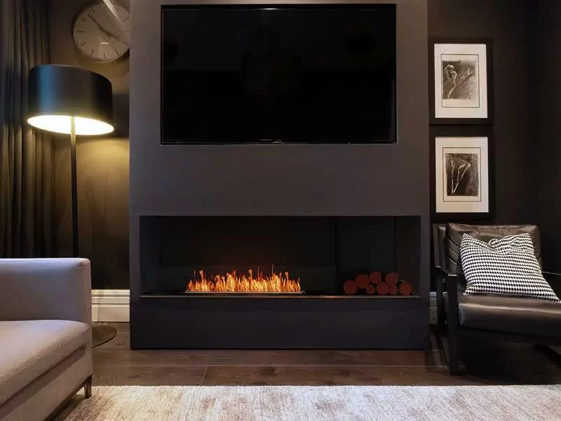 Flex 86SS: Single Sided Fireplace Insert - MAD Design USA